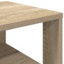Mueble zapatero madera contrachapada roble sonoma 61x32x70 cm