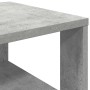 Mueble zapatero madera contrachapada gris hormigón 61x32x70 cm