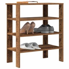 Mueble zapatero madera contrachapada madera vieja 61x32x70 cm en Zapateros y organizadores de calzado | Comprar online en Foro24