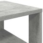 Mueble zapatero madera contrachapada gris hormigón 61x32x87,5cm