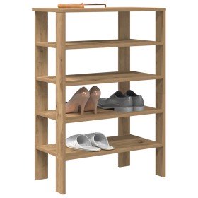Zapatero artesanal de madera contrachapada 61x32x87,5 cm