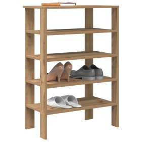Zapatero artesanal de madera contrachapada 61x32x87,5 cm