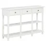 White MDF console table 120x30x76 cm by vidaXL, Side tables - Ref: Foro24-280015, Price: 217,78 €, Discount: %