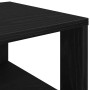 Mueble zapatero madera contrachapada negro 61x32x105 cm