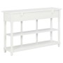 Weißer MDF-Konsolentisch 120x30x76 cm von vidaXL, Seitentische - Ref: Foro24-280015, Preis: 221,62 €, Rabatt: %