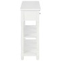 Weißer MDF-Konsolentisch 120x30x76 cm von vidaXL, Seitentische - Ref: Foro24-280015, Preis: 221,62 €, Rabatt: %