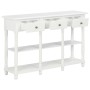 Weißer MDF-Konsolentisch 120x30x76 cm von vidaXL, Seitentische - Ref: Foro24-280015, Preis: 221,62 €, Rabatt: %