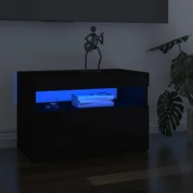 TV cabinet with LED lights black 60x35x40 cm by vidaXL, TV Furniture - Ref: Foro24-804411, Price: 46,91 €, Discount: %