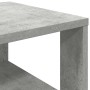 Mueble zapatero madera contrachapada gris hormigón 61x32x105 cm