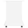 Armario con ruedas madera contrachapada blanco 60x45x60 cm de vidaXL, Taquillas y armarios de almacenamiento - Ref: Foro24-80...