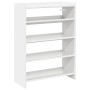 Mueble zapatero madera contrachapada blanco 60x25x81 cm
