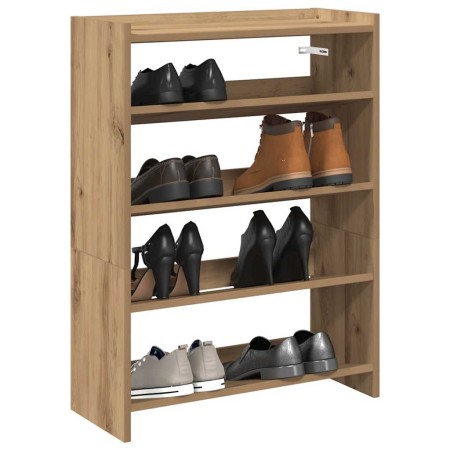 Zapatero artesanal de madera contrachapada 60x25x81 cm