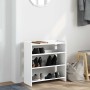 Mueble zapatero madera contrachapada blanco 60x25x62 cm