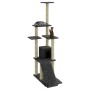 Cat scratching post with dark gray sisal posts 155 cm by vidaXL, Cat furniture - Ref: Foro24-171517, Price: 56,79 €, Discount: %