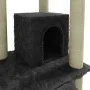 Cat scratching post with dark gray sisal posts 155 cm by vidaXL, Cat furniture - Ref: Foro24-171517, Price: 55,94 €, Discount: %
