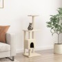 Katzenkratzbaum mit cremefarbenen Sisalstämmen, 104 cm von vidaXL, Katzenmöbel - Ref: Foro24-171469, Preis: 53,55 €, Rabatt: %