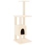 Katzenkratzbaum mit cremefarbenen Sisalstämmen, 104 cm von vidaXL, Katzenmöbel - Ref: Foro24-171469, Preis: 53,55 €, Rabatt: %