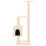 Katzenkratzbaum mit cremefarbenen Sisalstämmen, 104 cm von vidaXL, Katzenmöbel - Ref: Foro24-171469, Preis: 53,55 €, Rabatt: %