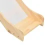 High bed for children with slide and ladder made of pine wood 97x208 cm by vidaXL, Cribs and beds for children - Ref: Foro24-...