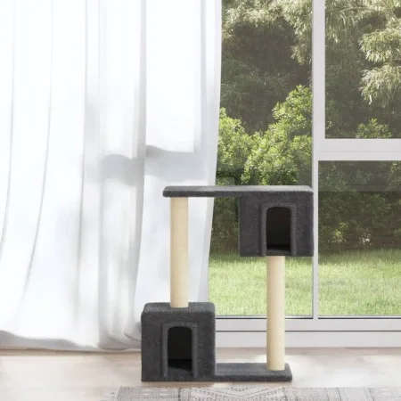 Cat scratcher with dark gray sisal posts 60 cm by vidaXL, Cat furniture - Ref: Foro24-171432, Price: 31,69 €, Discount: %