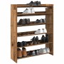 Mueble zapatero madera contrachapada madera vieja 80x25x100 cm en Zapateros y organizadores de calzado | Comprar online en Foro2