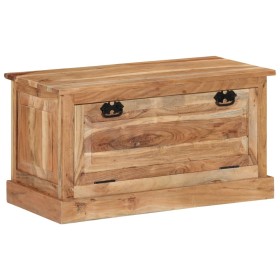 Solid acacia wood shoe bench 85x40x45 cm by vidaXL, Benches for halls and storage - Ref: Foro24-337826, Price: 249,88 €, Disc...