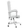 Silla de oficina reclinable cuero sintético blanco de vidaXL, Sillas de oficina - Ref: Foro24-349658, Precio: 119,10 €, Descu...
