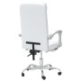 Silla de oficina reclinable cuero sintético blanco de vidaXL, Sillas de oficina - Ref: Foro24-349658, Precio: 115,81 €