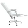 Silla de oficina reclinable cuero sintético blanco de vidaXL, Sillas de oficina - Ref: Foro24-349658, Precio: 119,10 €, Descu...