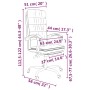 Weißer Bürostuhl aus Kunstleder von vidaXL, Bürostühle - Ref: Foro24-349658, Preis: 115,81 €, Rabatt: %