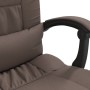 Silla de oficina reclinable masaje cuero sintético marrón de vidaXL, Sillas de oficina - Ref: Foro24-349744, Precio: 135,50 €...
