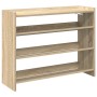 Mueble zapatero madera contrachapada roble sonoma 80x25x62 cm