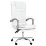 Weißer Massage-Bürostuhl aus Kunstleder von vidaXL, Bürostühle - Ref: Foro24-349672, Preis: 118,62 €, Rabatt: %
