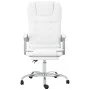 Weißer Massage-Bürostuhl aus Kunstleder von vidaXL, Bürostühle - Ref: Foro24-349672, Preis: 118,62 €, Rabatt: %