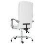 White synthetic leather massage reclining office chair by vidaXL, Office chairs - Ref: Foro24-349672, Price: 126,72 €, Discou...