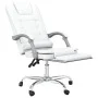 Weißer Massage-Bürostuhl aus Kunstleder von vidaXL, Bürostühle - Ref: Foro24-349672, Preis: 118,62 €, Rabatt: %