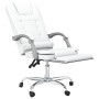 Weißer Massage-Bürostuhl aus Kunstleder von vidaXL, Bürostühle - Ref: Foro24-349672, Preis: 118,34 €, Rabatt: %