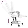 Weißer Massage-Bürostuhl aus Kunstleder von vidaXL, Bürostühle - Ref: Foro24-349672, Preis: 118,34 €, Rabatt: %