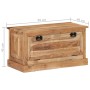 Schuhbank aus massivem Akazienholz, 85 x 40 x 45 cm von vidaXL, Bänke für Hallen und Lager - Ref: Foro24-337826, Preis: 249,8...