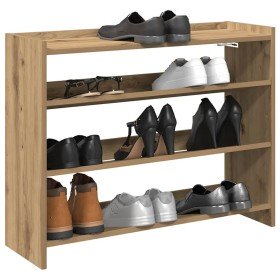 Zapatero artesanal de madera contrachapada 80x25x62 cm