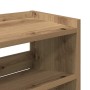 Zapatero artesanal de madera contrachapada 80x25x62 cm