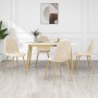 Sillas de comedor 4 unidades terciopelo blanco crema de vidaXL, Sillas de comedor - Ref: Foro24-325688, Precio: 222,10 €, Des...