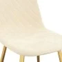 Sillas de comedor 4 unidades terciopelo blanco crema de vidaXL, Sillas de comedor - Ref: Foro24-325688, Precio: 243,49 €, Des...