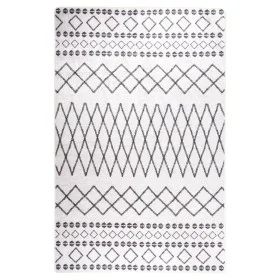 Waschbarer rutschfester Teppich schwarz und weiß 80x150 cm von vidaXL, Teppiche - Ref: Foro24-337970, Preis: 29,06 €, Rabatt: %