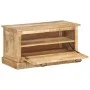 Solid mango wood shoe bench 85x40x45 cm by vidaXL, Benches for halls and storage - Ref: Foro24-337827, Price: 248,33 €, Disco...