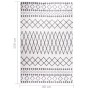 Alfombra lavable antideslizante negro y blanco 80x150 cm de vidaXL, Alfombras - Ref: Foro24-337970, Precio: 29,66 €, Descuent...