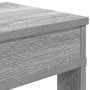 Mueble zapatero madera de ingeniería gris Sonoma 60x30x98 cm