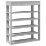 Mueble zapatero madera de ingeniería gris sonoma 80x30x98 cm