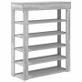 Mueble zapatero madera de ingeniería gris sonoma 80x30x98 cm