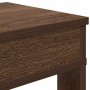 Mueble zapatero madera de ingeniería marrón roble 80x30x98 cm